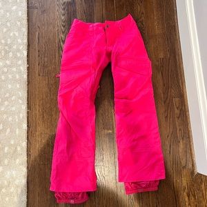 Burton dry ride ski snowboard pants hot pink size extra small